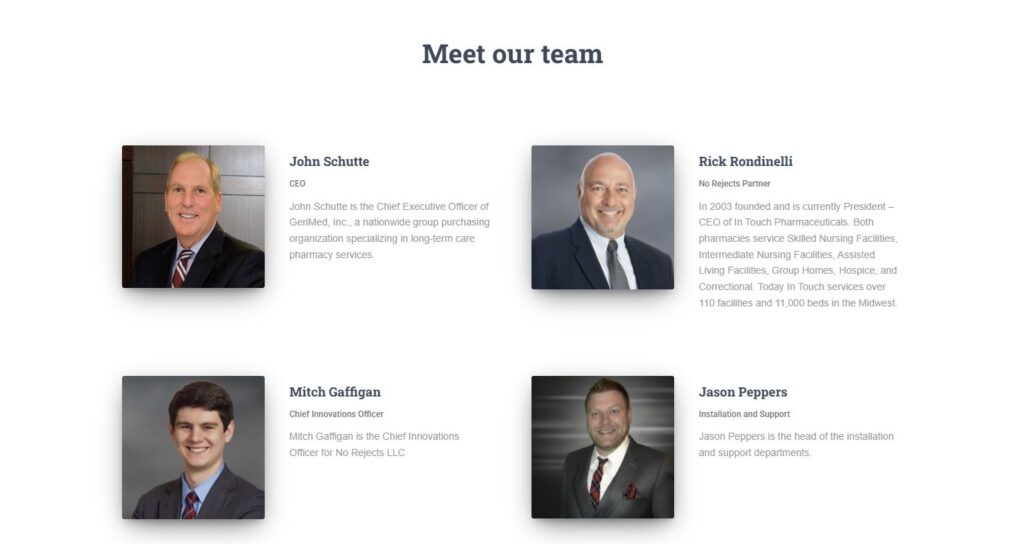 The No Rejects LLC team